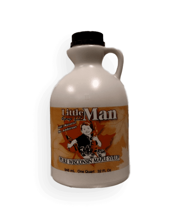 12 OZ Glass Bottle – Little Man Syrup LLC